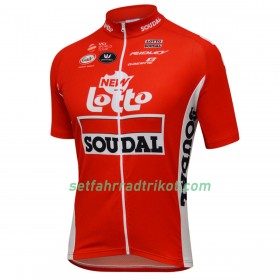 Fahrradbekleidung Radtrikot Kurzarm + Trägershorts Tour de France 2018 Lotto-Soudal N001 